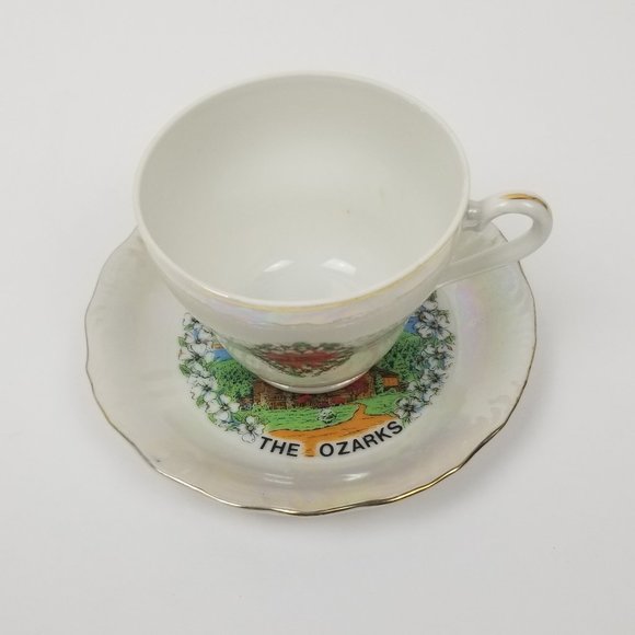 Vintage The Ozarks Souvenir Tea Cup & Saucer - Picture 9 of 9
